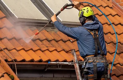 Démoussage et hydrofuge de toiture à Rosans